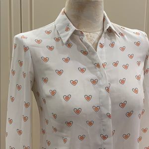 ModCloth Heart ❤️ blouse